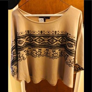 Crop top - bohemian/Aztec